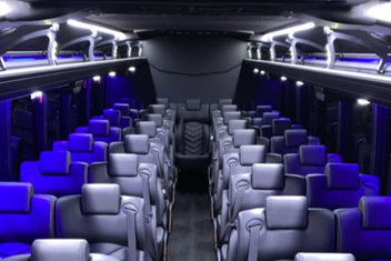 Mountain View Charter Bus Interior