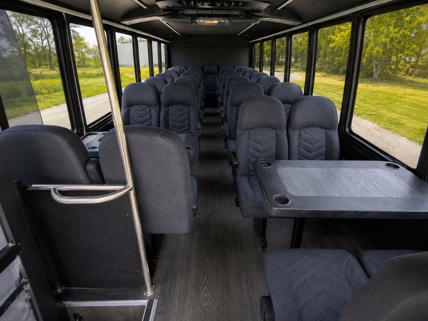 15 passenger minibus inside