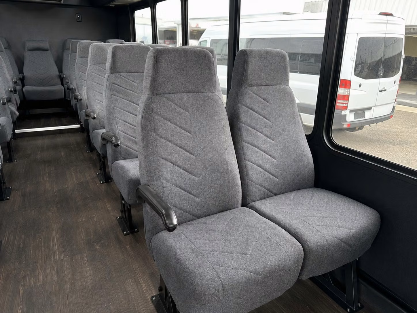 15 passenger minibus interior