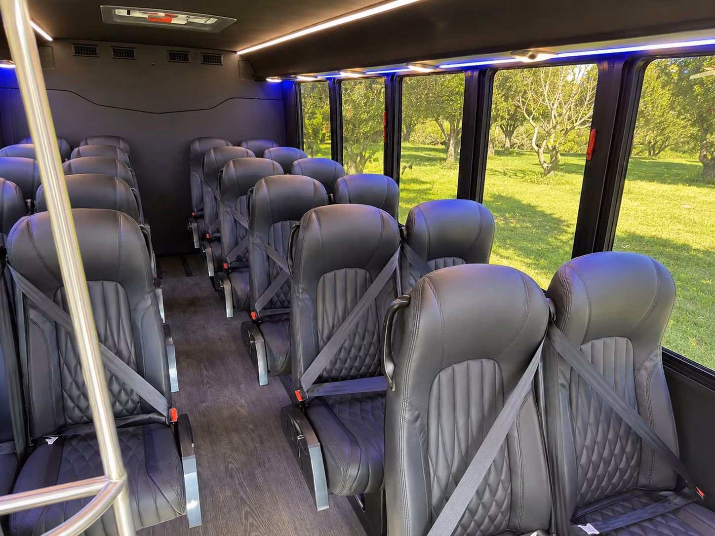 18 passenger minibus inside