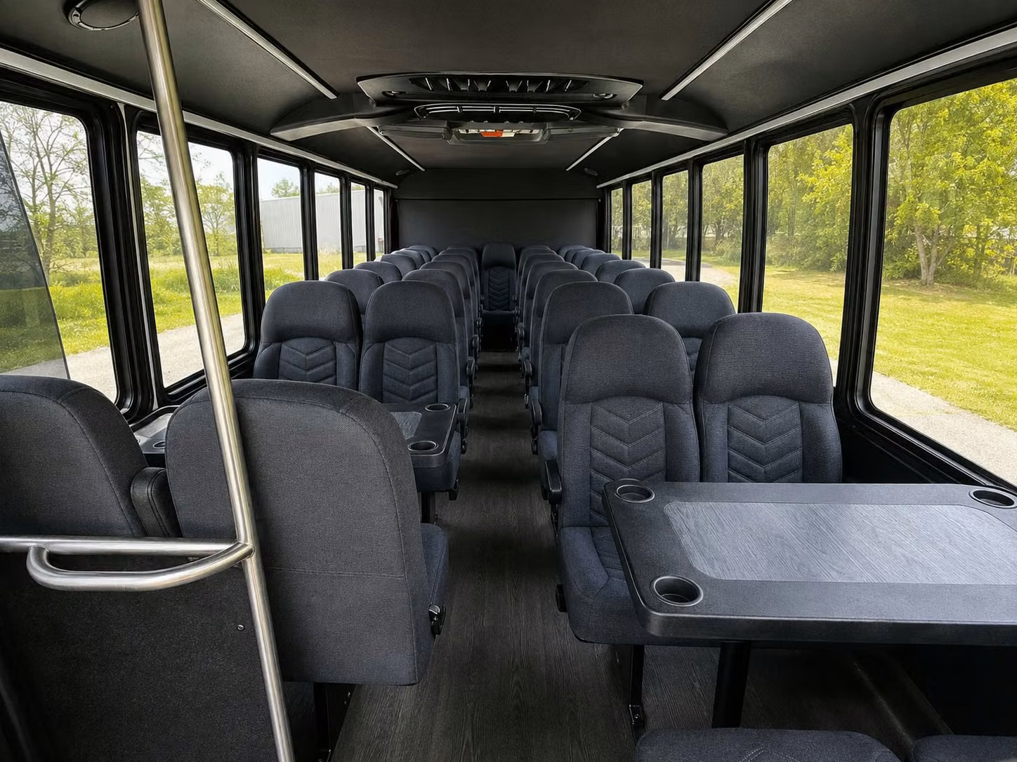 18 passenger minibus interior