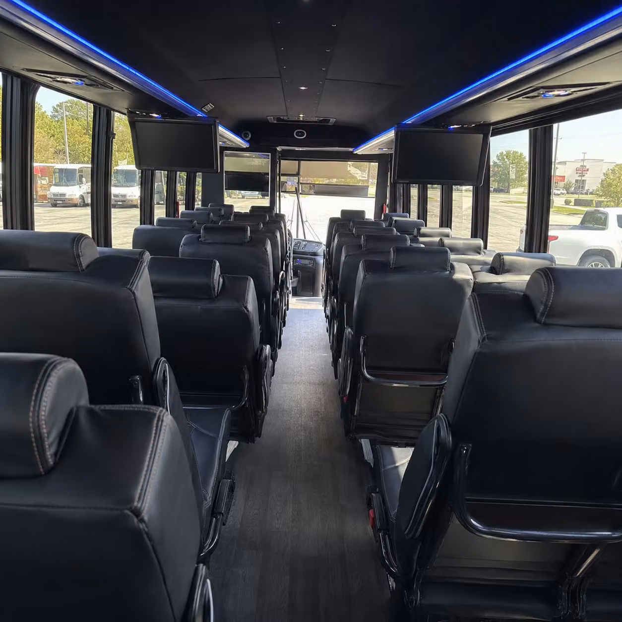 25 passenger minibus inside