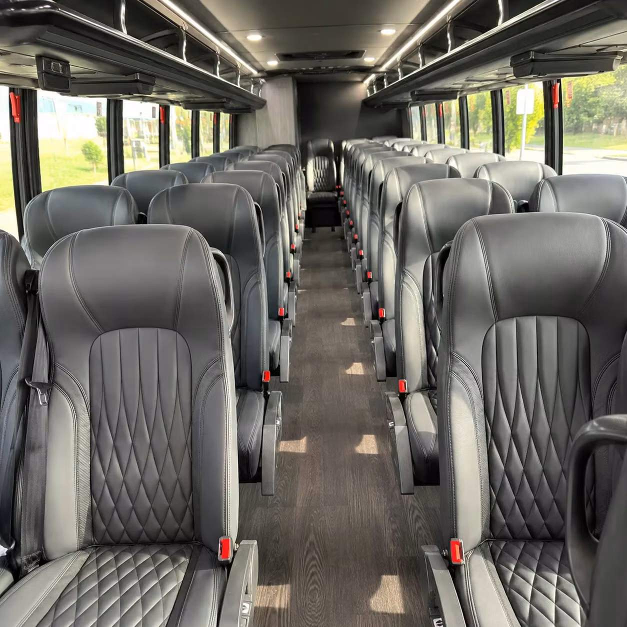 25 passenger minibus interior