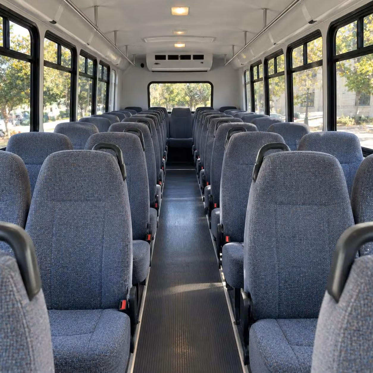 28 passenger minibus inside