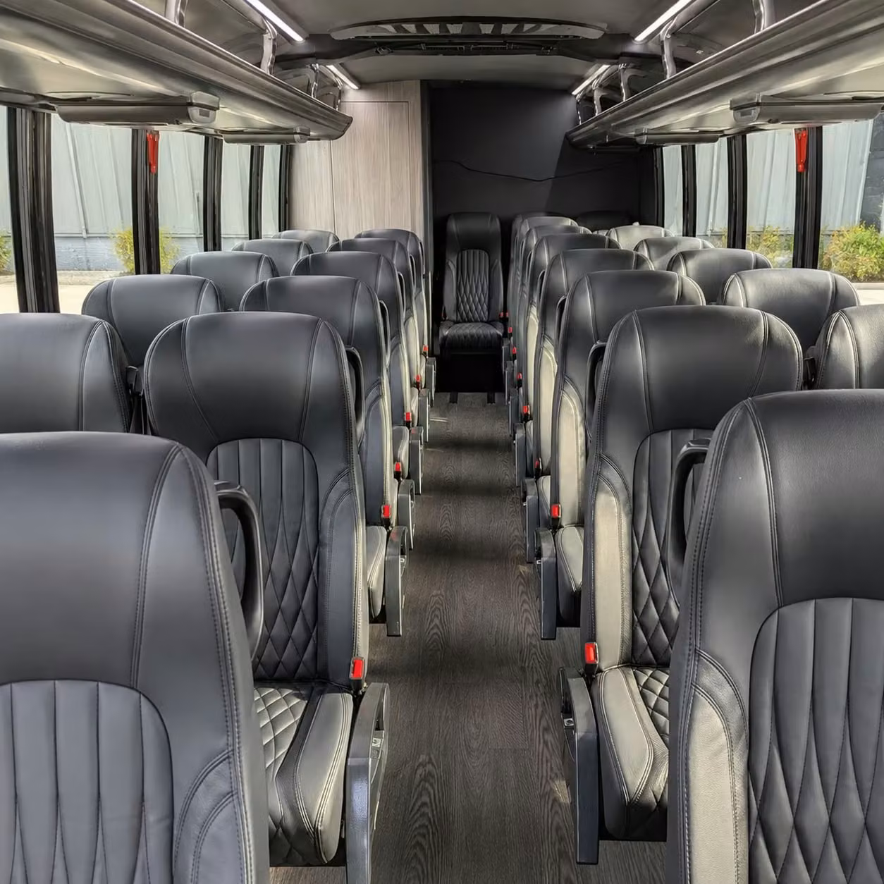 28 passenger minibus interior