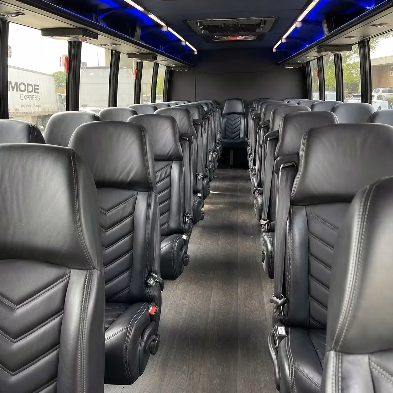 30 passenger minibus inside