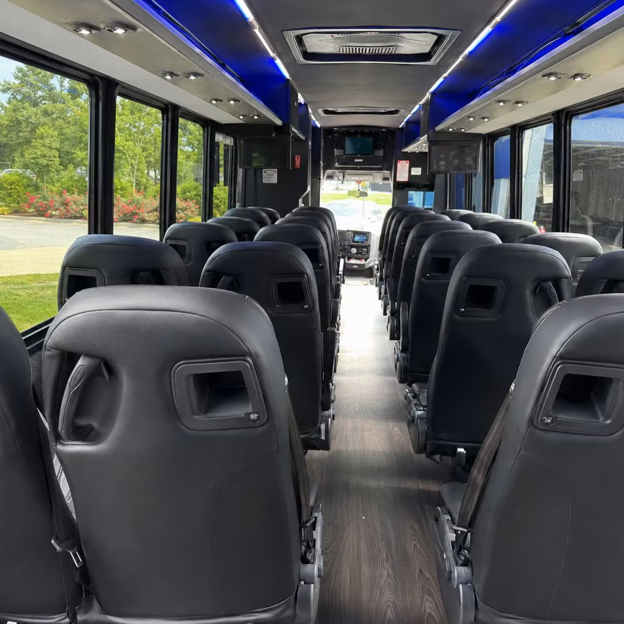 30 passenger minibus interior