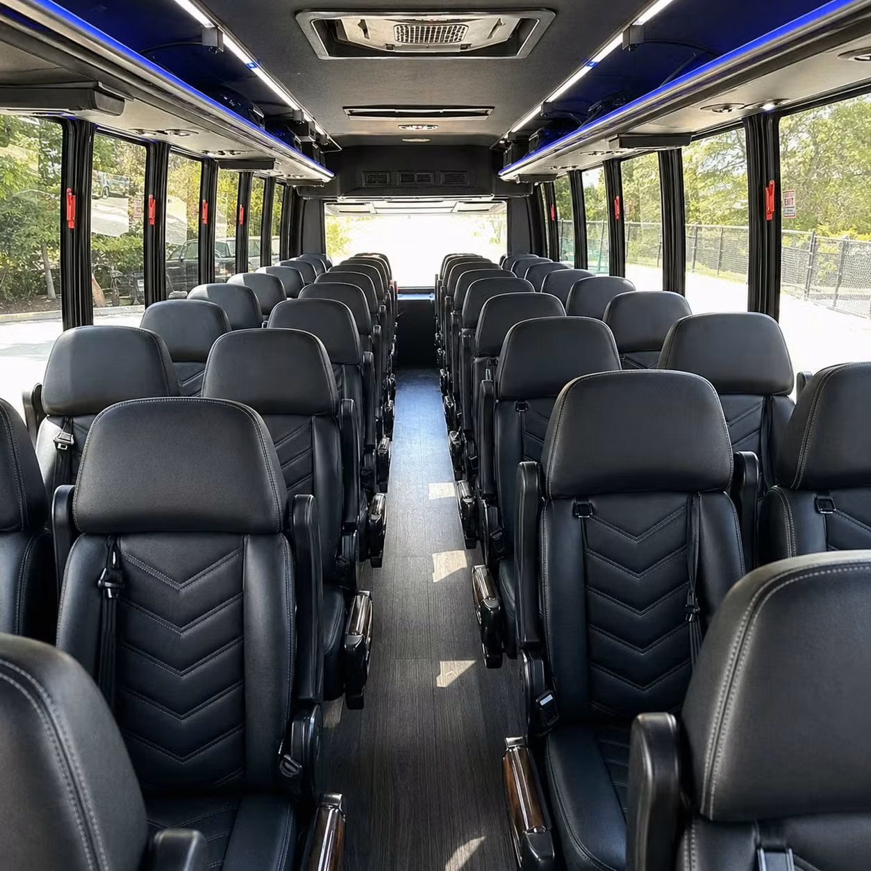 35 passenger minibus interior