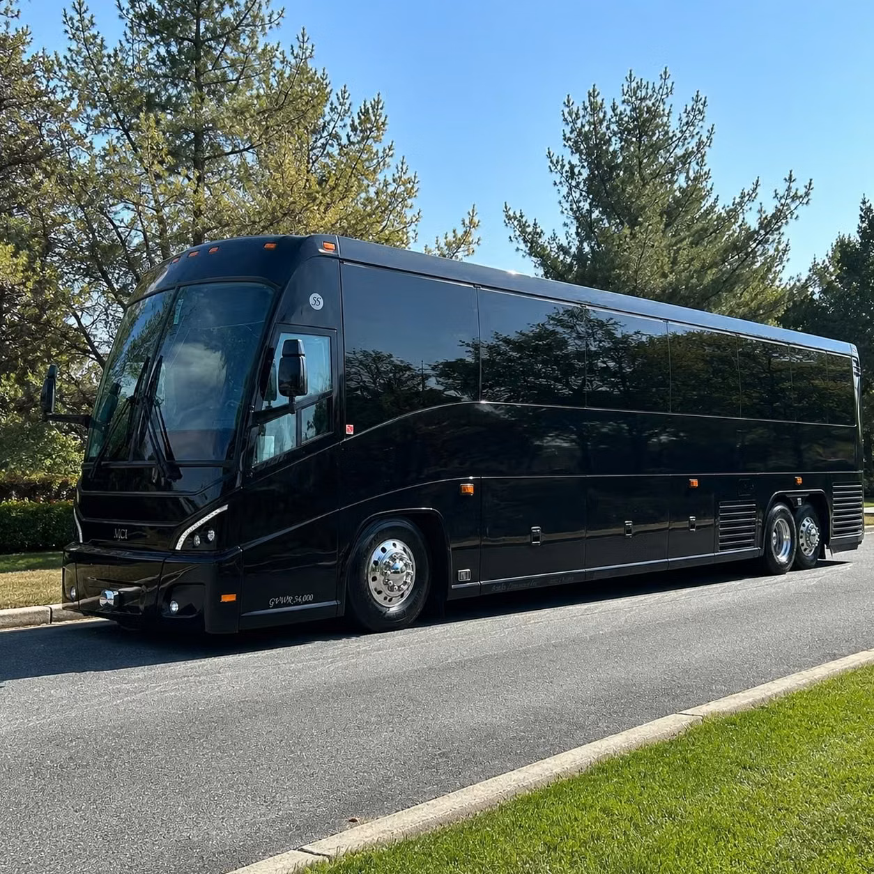 mountain view charter bus rental exterior