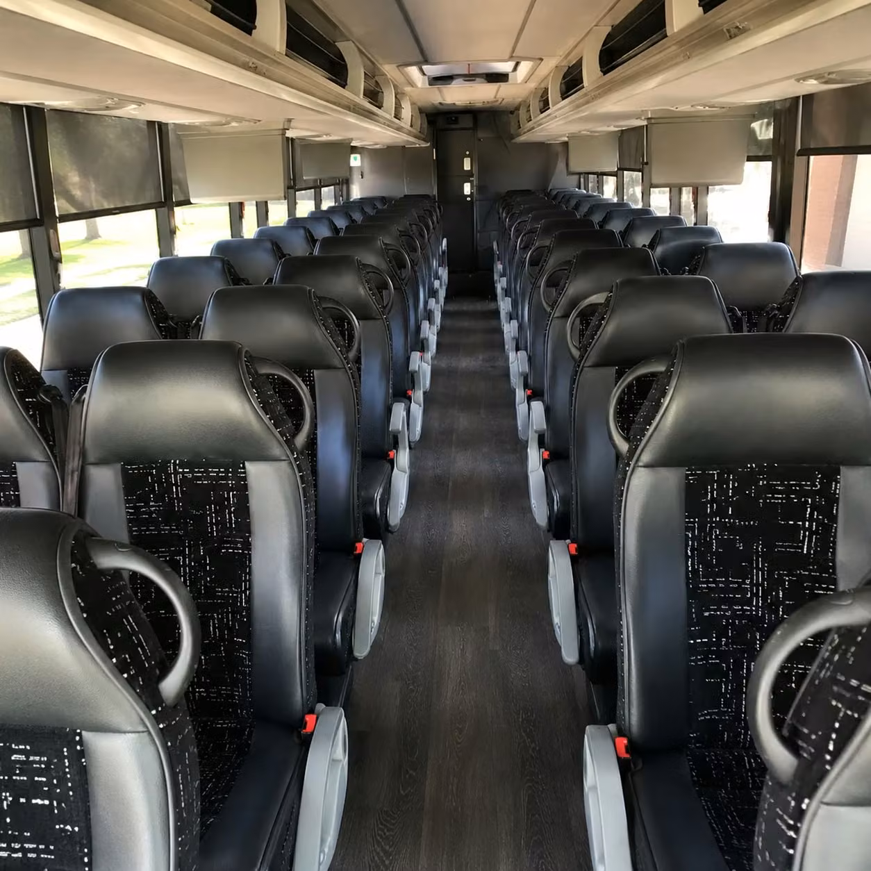 mountain view charter bus rental inside