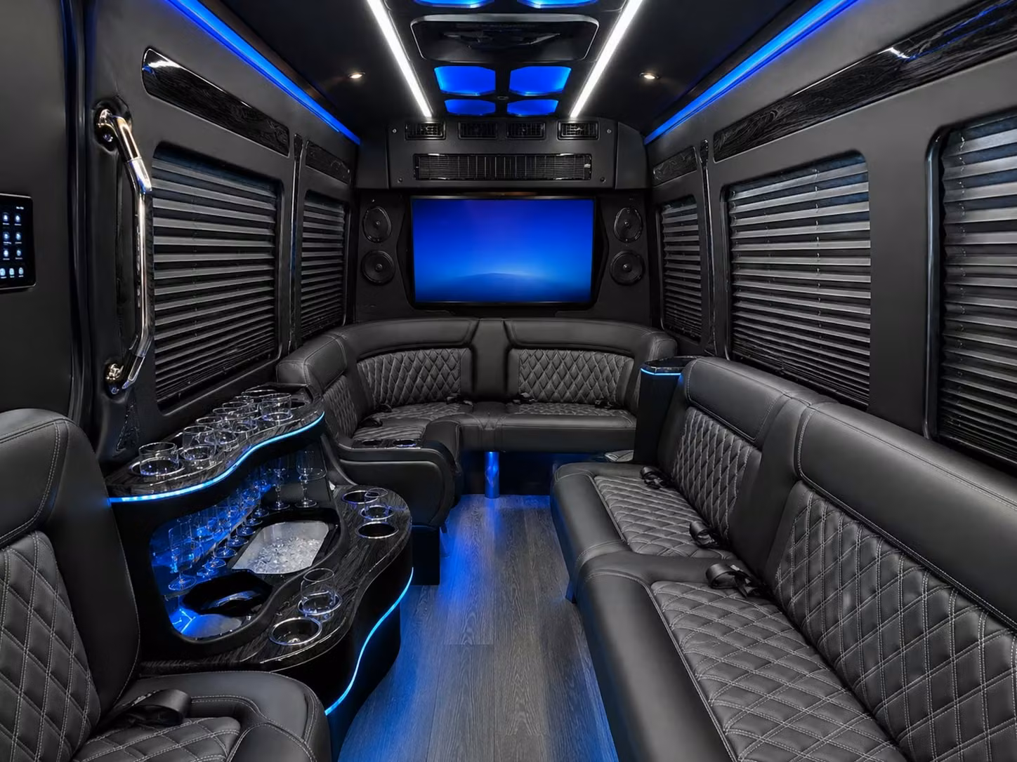 prom venue shuttle transportation around mountain view and silicon valley