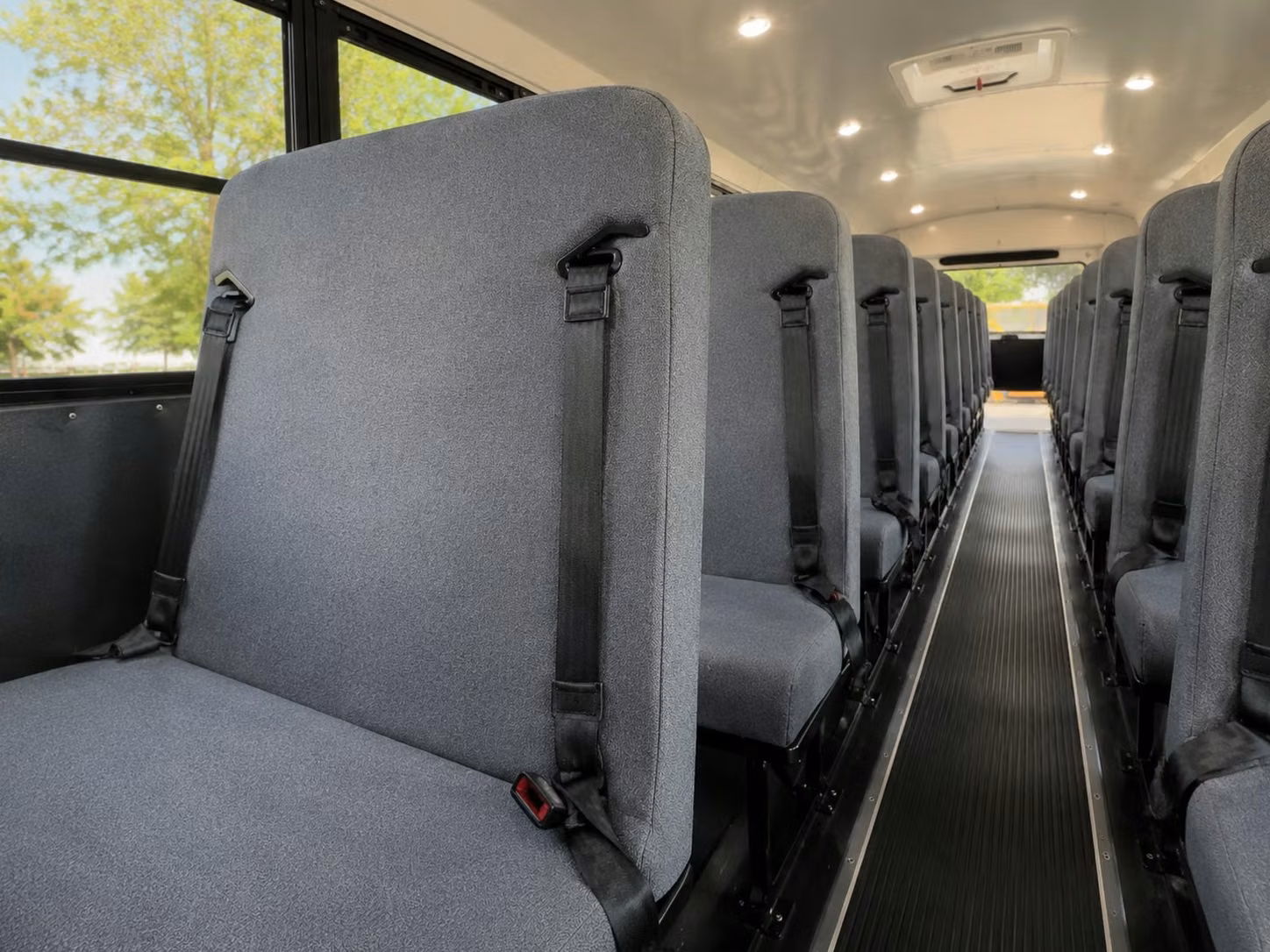 school bus interior