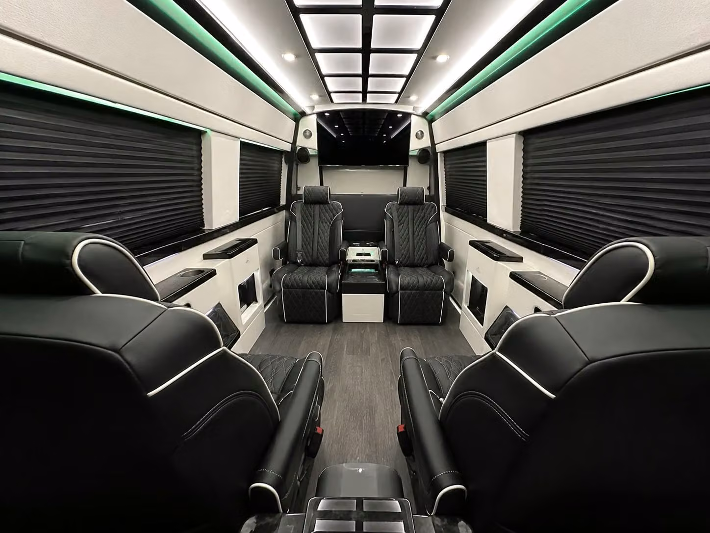sprinter van with driver inside