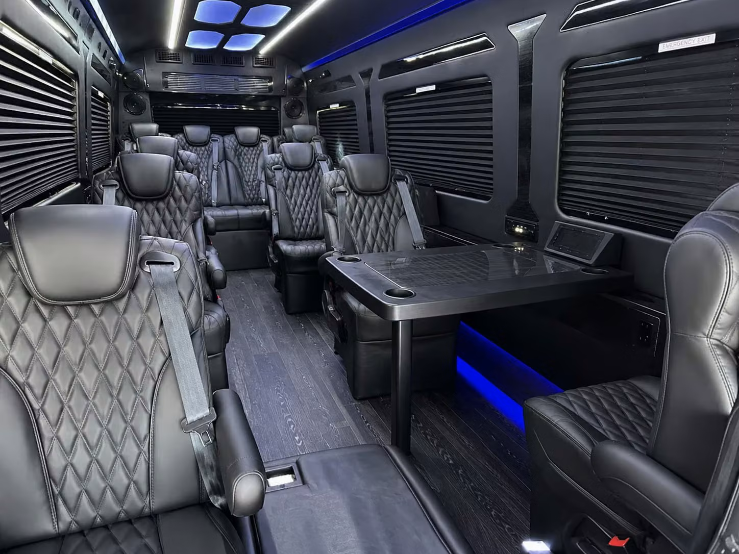 sprinter van with driver interior